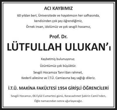 3 Sütun Vefat İlan